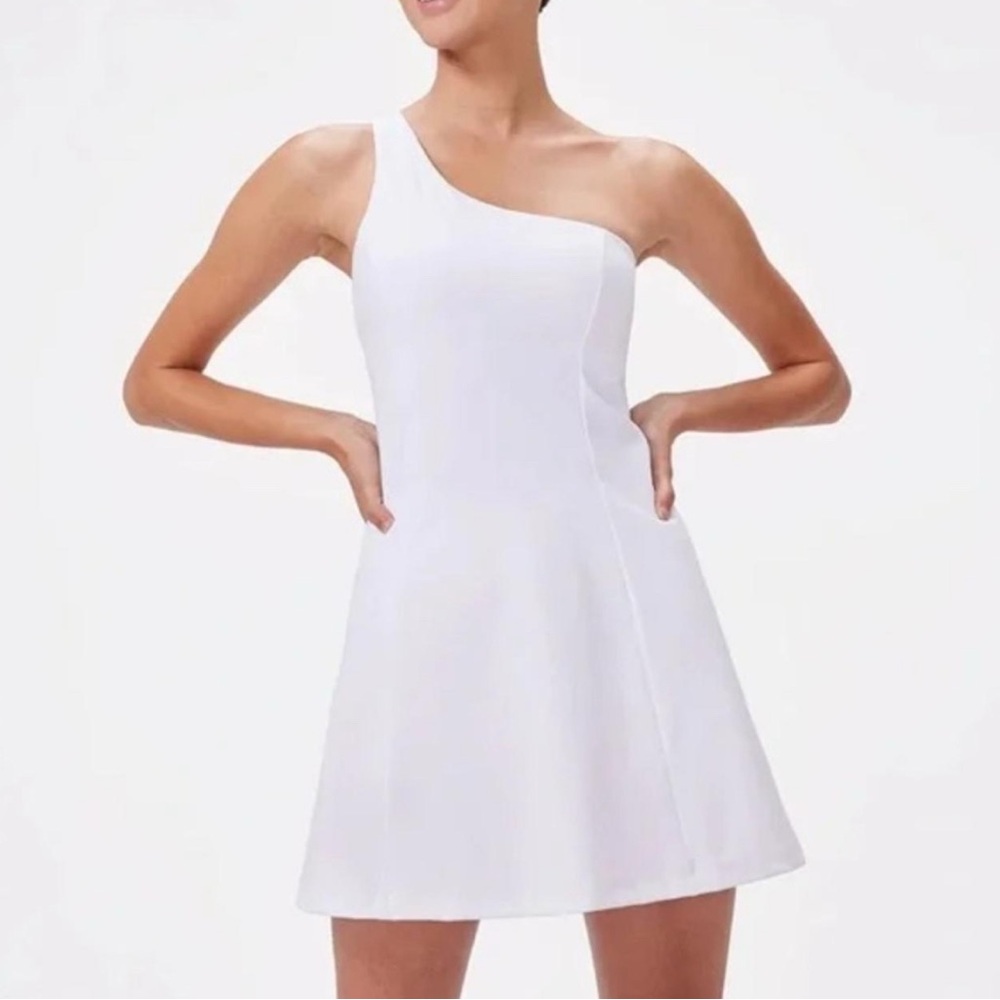 Outdoor Voices One-Shoulder tennis Dress